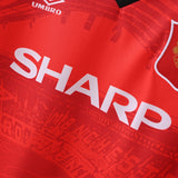 Maillot Manchester United Retro Vintage 1994-1996 Domicile Homme 5