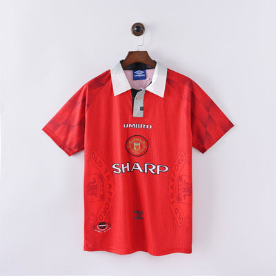 Maillot Manchester United Retro Vintage 1996-1997 Domicile Homme