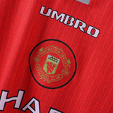 Maillot Manchester United Retro Vintage 1996-1997 Domicile Homme 4
