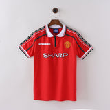 Maillot Manchester United Retro Vintage 1998-1999 Domicile Homme 1