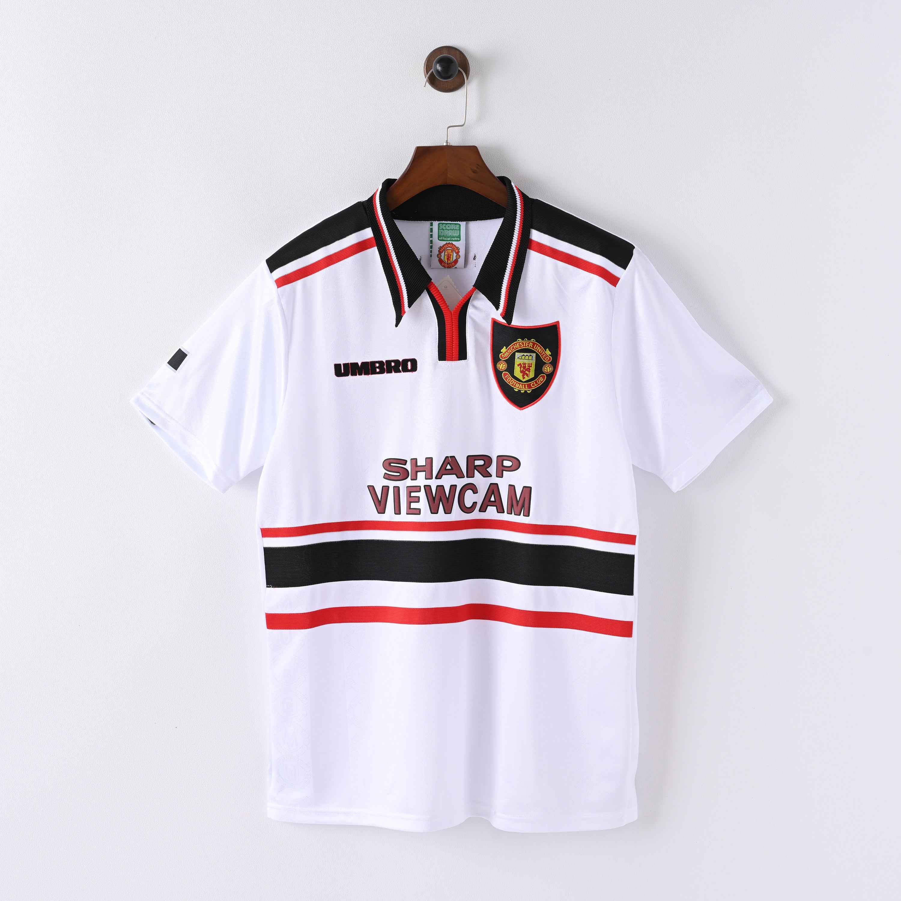 Maillot Manchester United Retro Vintage 1998-1999 Exterieur Homme