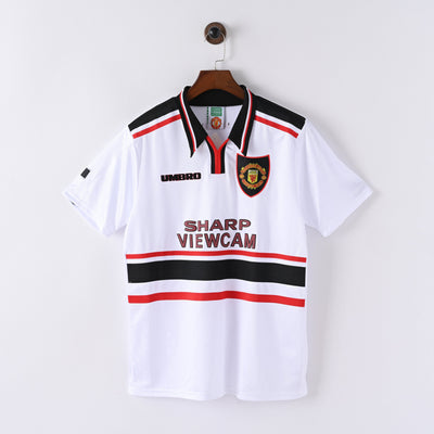 Maillot Manchester United Retro Vintage 1998-1999 Exterieur Homme