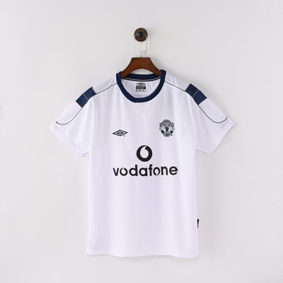 Maillot Manchester United Retro Vintage 2000-2001 Exterieur Homme