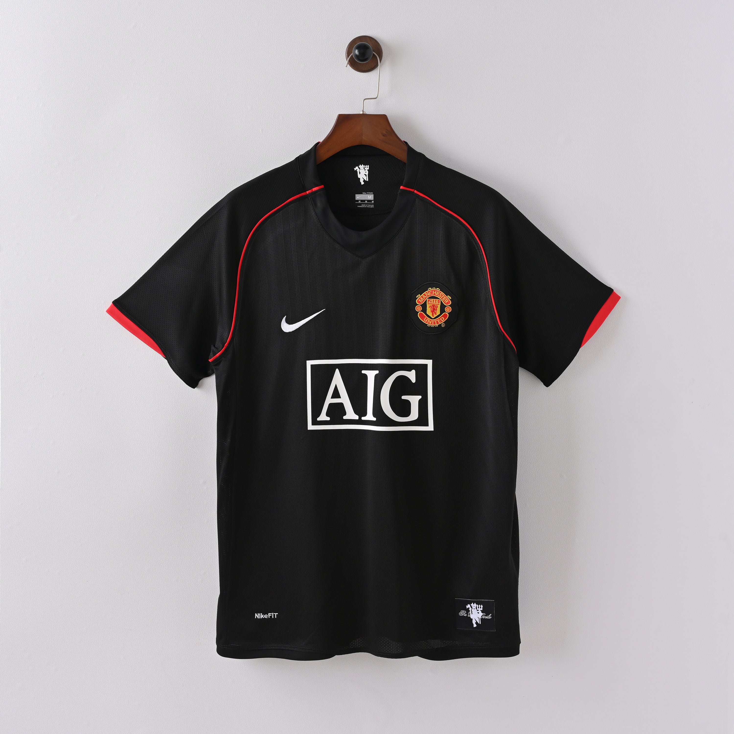 Maillot Manchester United Retro Vintage 2007-2008 Exterieur Homme