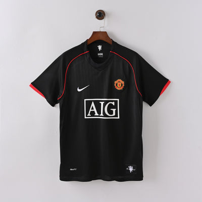 Maillot Manchester United Retro Vintage 2007-2008 Exterieur Homme