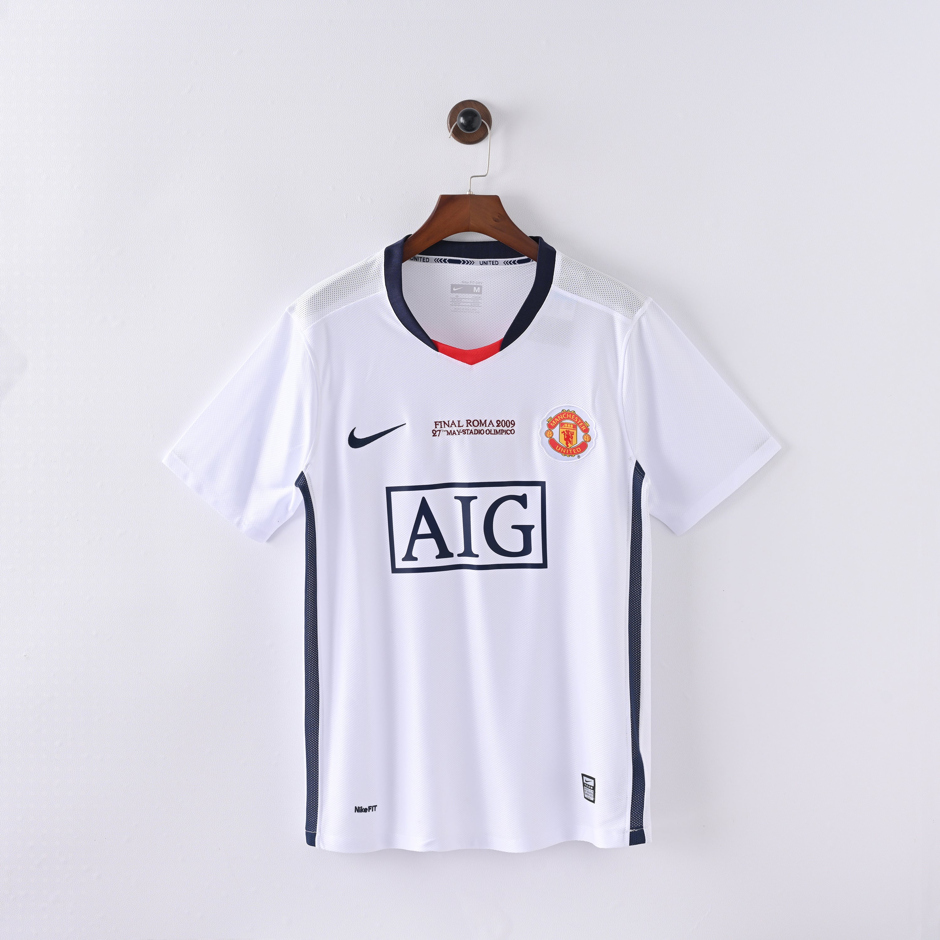 Maillot Manchester United Retro Vintage 2008-2009 Exterieur Homme