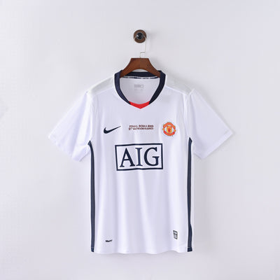 Maillot Manchester United Retro Vintage 2008-2009 Exterieur Homme