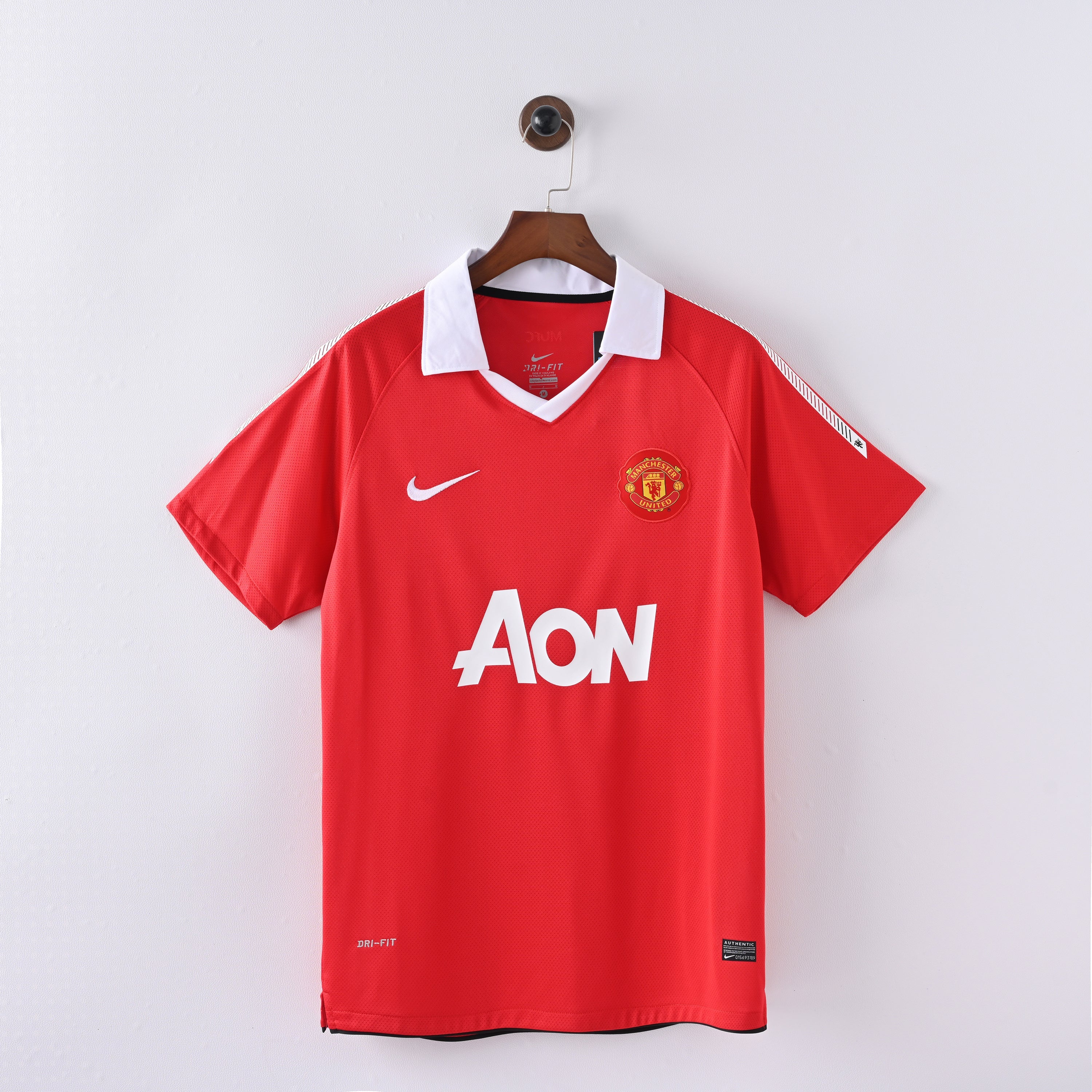 Maillot Manchester United Retro Vintage 2010-2011 Domicile Homme