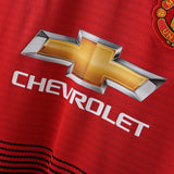 Maillot Manchester United Retro Vintage 2018-2019 Domicile Homme 4