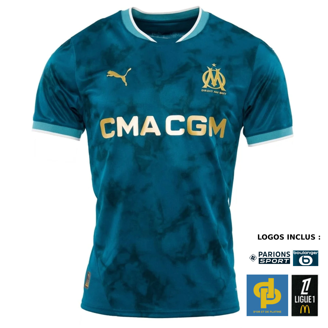 Maillot Marseille Exterieur Homme 2024 2025 | Foot Sport