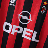 Maillot AC Milan Retro Vintage 1995-1996 Domicile Homme | Foot Sport 4