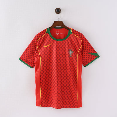 Maillot Portugal Retro Vintage 2004 Domicile Homme
