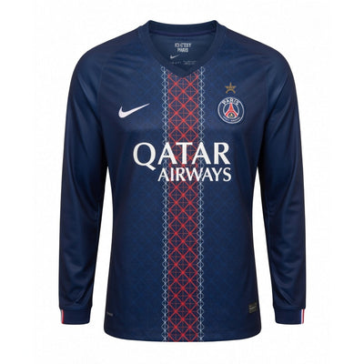 Maillot PSG Domicile 1 étoile Manches Longues Homme 2025 2026