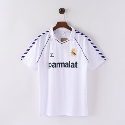 Maillot Real Madrid Retro Vintage 1986-1987 Domicile Homme
