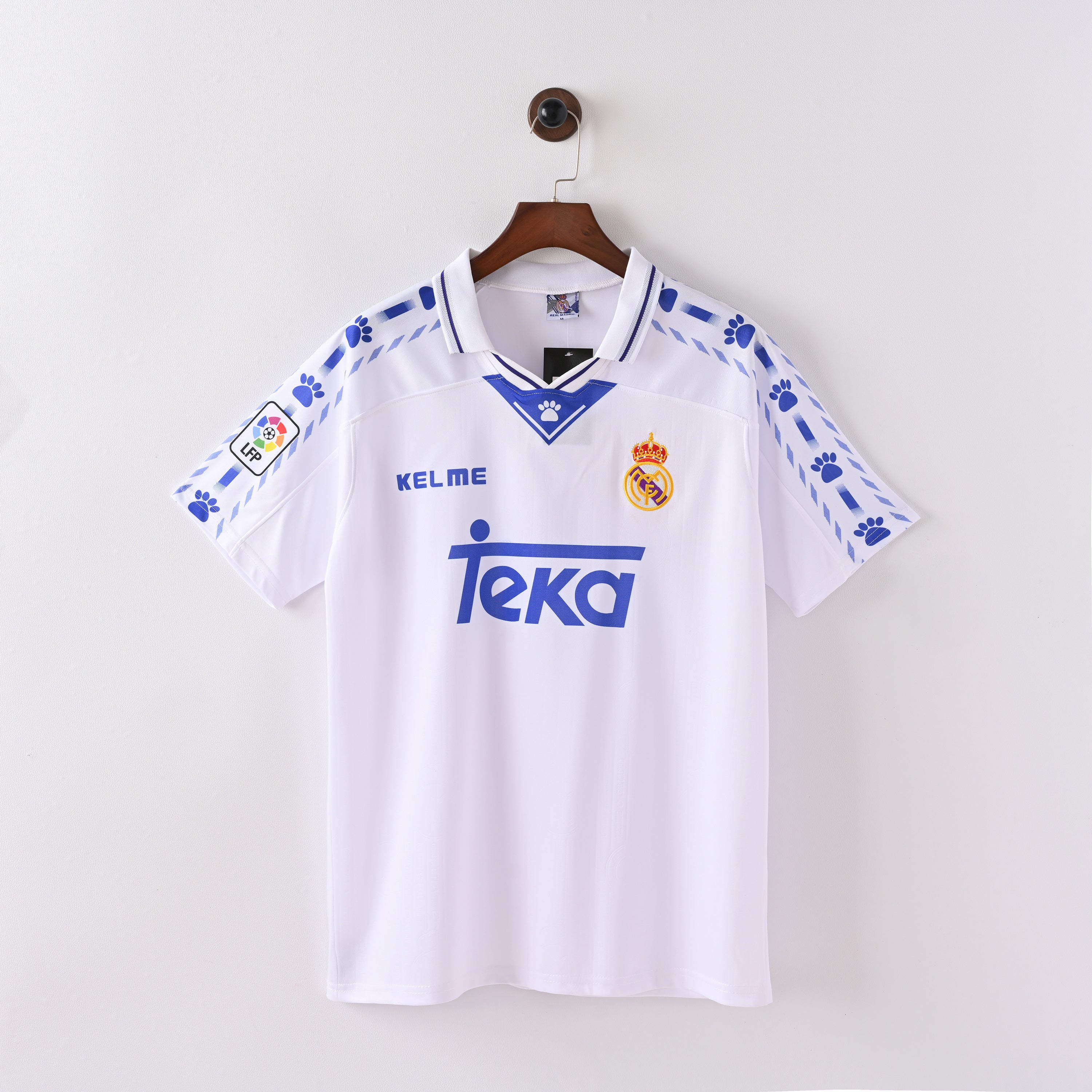 Maillot Real Madrid Retro Vintage 1996-1997 Domicile Homme