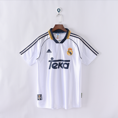 Maillot Real Madrid Retro Vintage 1998-2000 Domicile Homme | Foot Sport