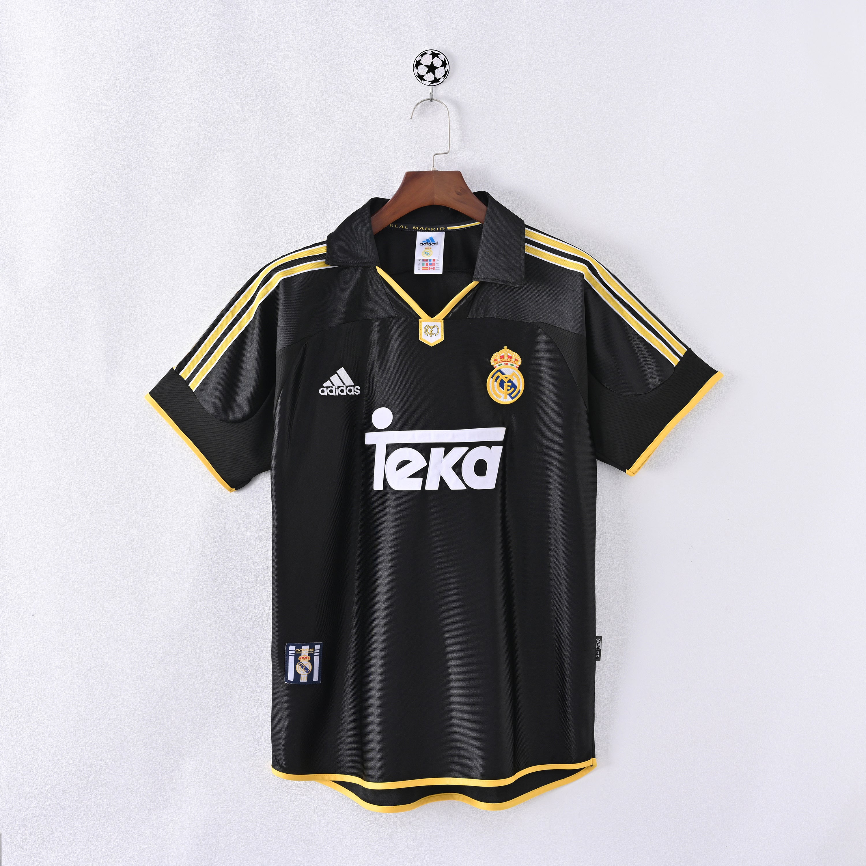 Maillot Real Madrid Retro Vintage 1999-2000 Exterieur Homme