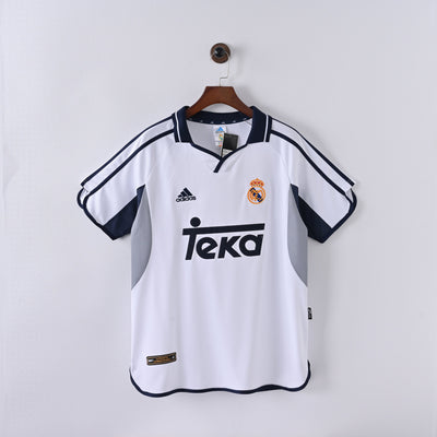 Maillot Real Madrid Retro Vintage 2000-2001 Domicile Homme