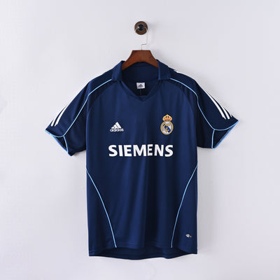 Maillot Real Madrid Retro Vintage 2005-2006 Exterieur Homme