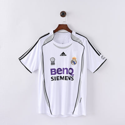 Maillot Real Madrid Retro Vintage 2006-2007 Domicile Homme