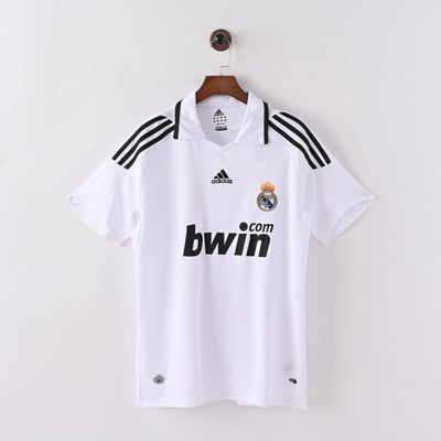 Maillot Real Madrid Retro Vintage 2008-2009 Domicile Homme