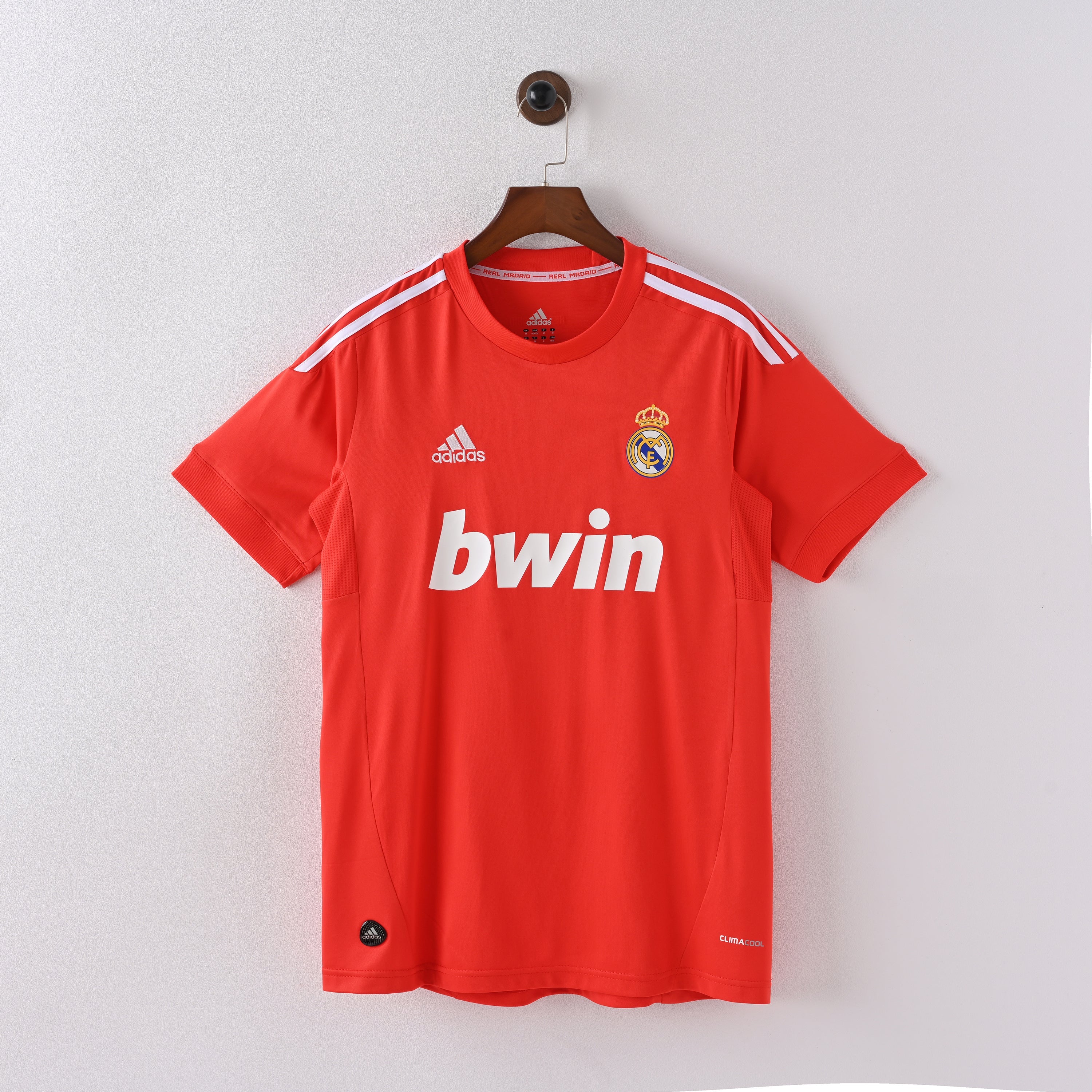 Maillot Real Madrid Rouge Retro Vintage 2011-2012 Third Homme