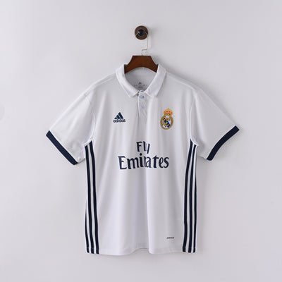 Maillot Real Madrid Retro Vintage 2016-2017 Domicile Homme