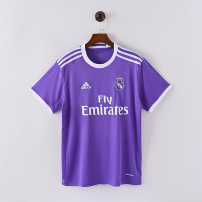 Maillot Real Madrid Retro Vintage 2016-2017 Exterieur Homme
