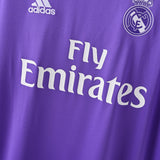 Maillot Real Madrid Retro Vintage 2016-2017 Exterieur Homme 3
