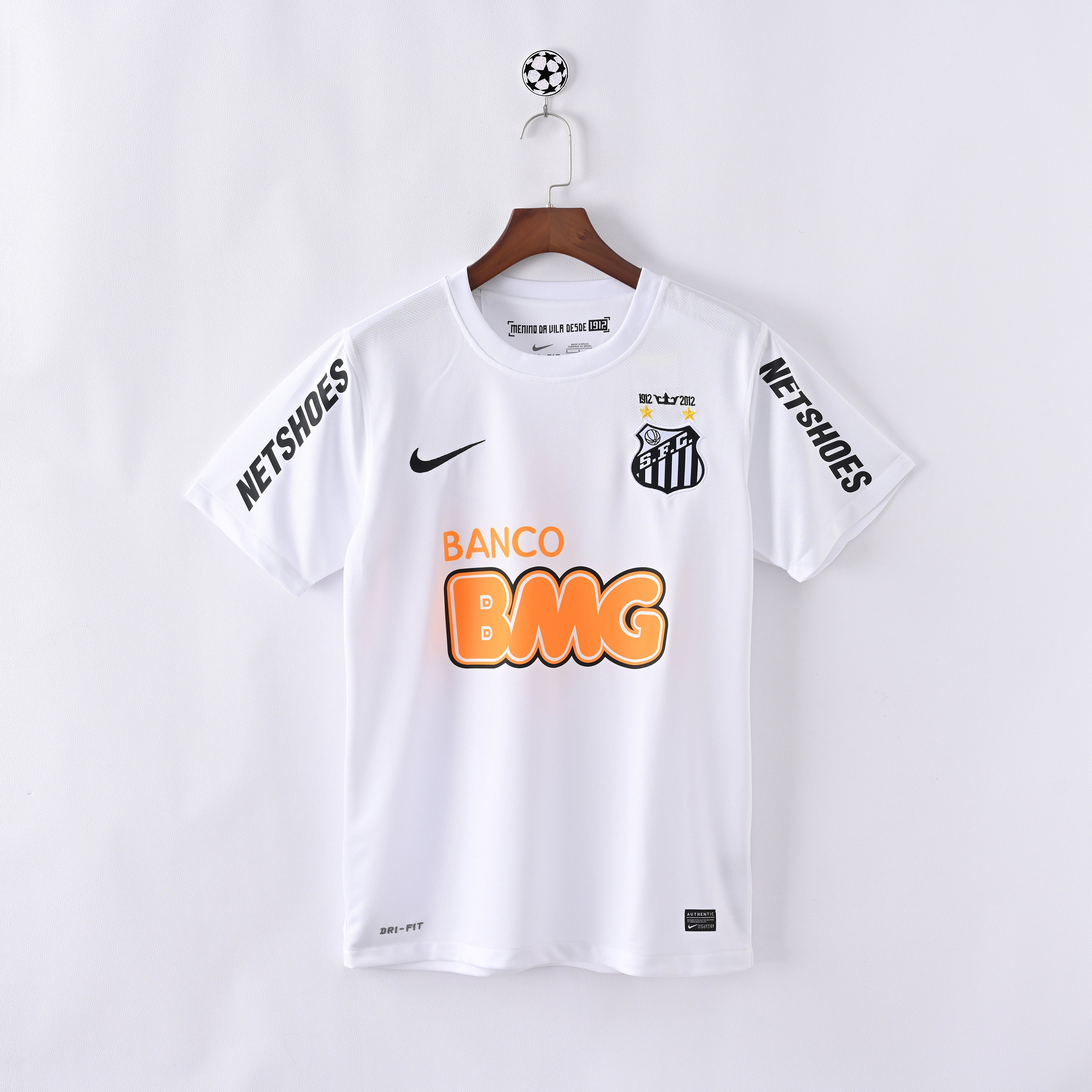 Maillot Santos FC Retro Vintage 2012-2013 Domicile Homme