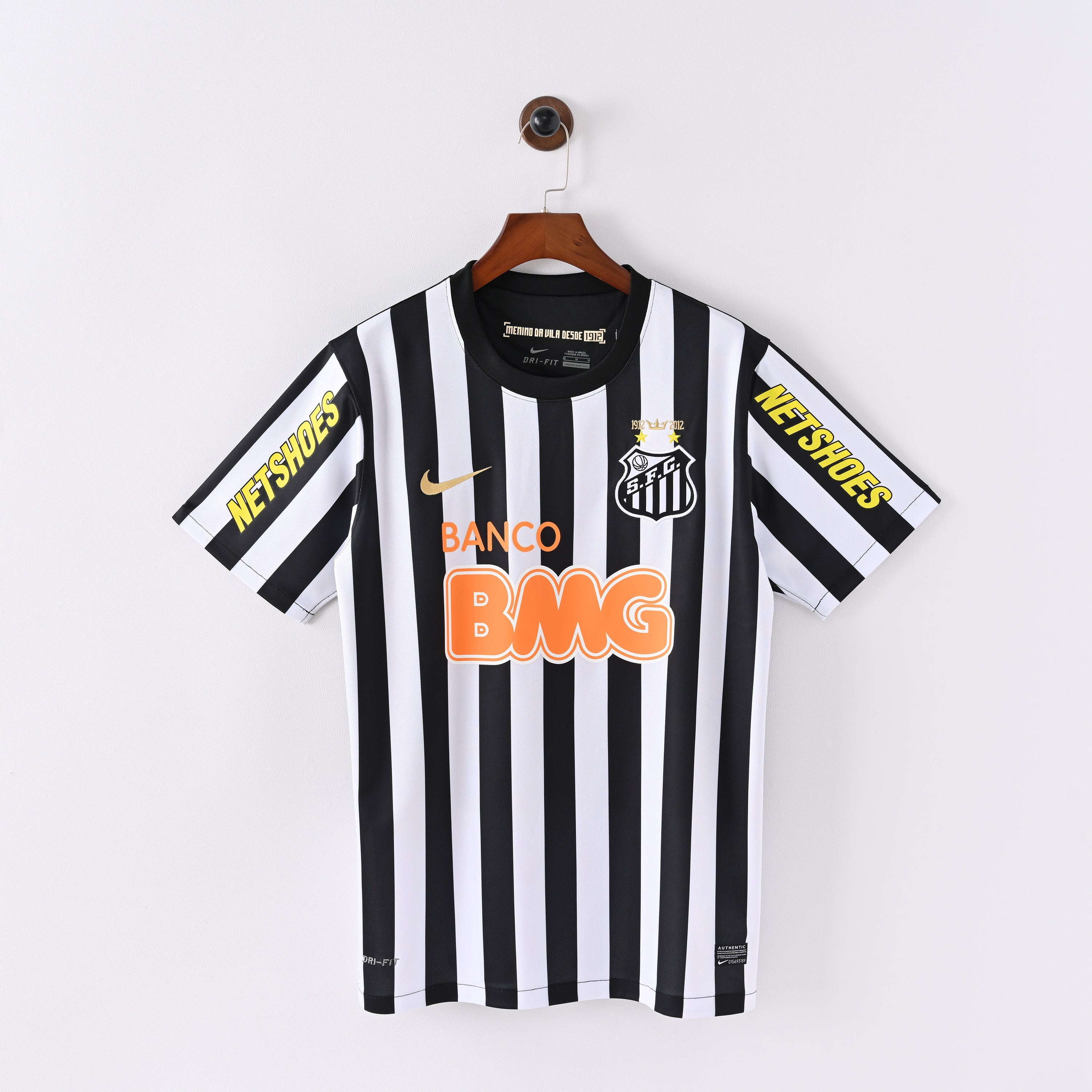 Maillot Santos FC Retro Vintage 2012-2013 Exterieur Homme
