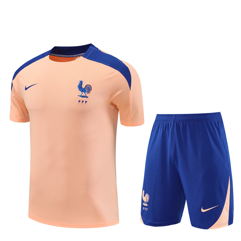 Maillot Short Training France Orange Homme/Enfant 2025 2026 | Foot Sport