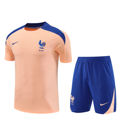 Maillot Short Training France Orange Homme/Enfant 2025 2026 | Foot Sport