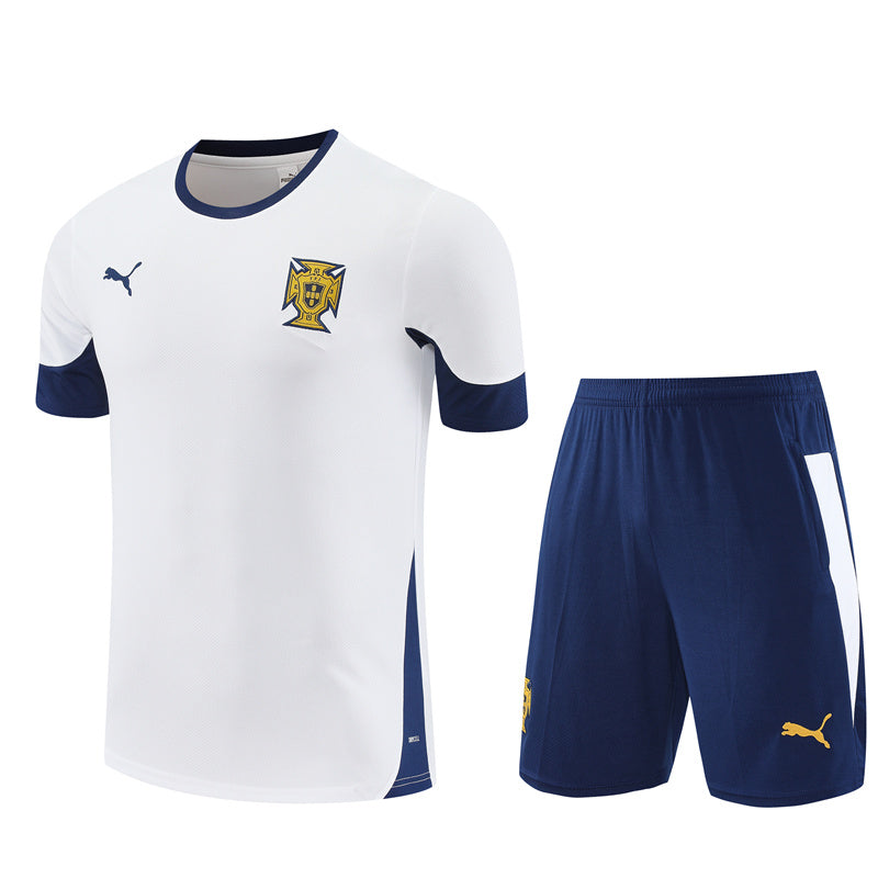 Maillot Short Portugal Training Blanc Homme/Enfant 2025 2026 | Foot Sport