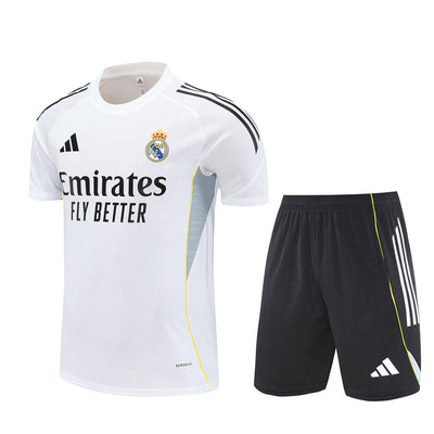 Maillot Short Training Real Madrid Blanc Homme/Enfant 2025 2026 | Foot Sport