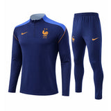 Survetement France Training Homme/Enfant 2025 2026 Bleu Foncé 1