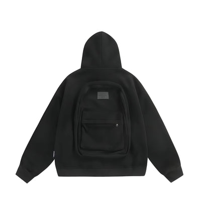 Sweat à Capuche avec Sac à Dos Intégré – Pratique pour Voyager